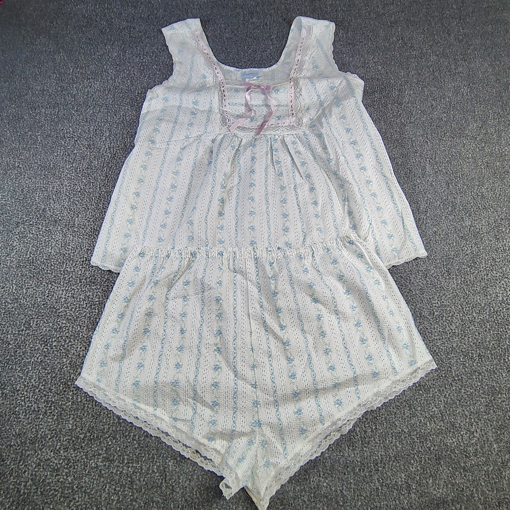Vintage Dreamwear lingerie size 46 woman's 2 piece PJ set